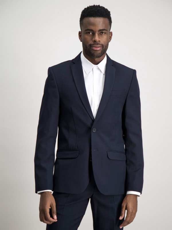Jackets, Jim, Nautical Navy : Fitted, Lined Slim fit blazer. Approx. 75cm centre back length