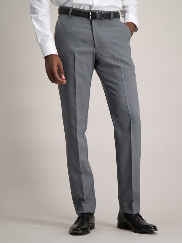 Pants, Jake, Silver: Fitted , slim fit pants with a flat front and back pockets.