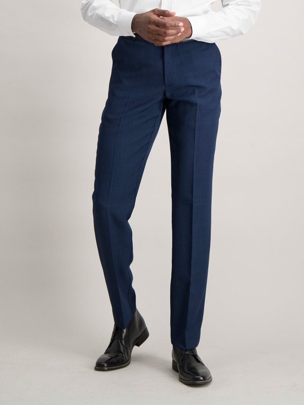 Pants, Jake, Denim: Fitted , slim fit pants with a flat front and back pockets.