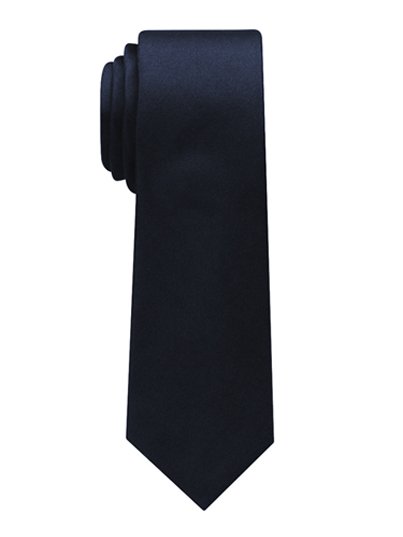 Accessories, Ties, Navy: 100% Polyester tie with adjustable neck strap, 7cm slim tie